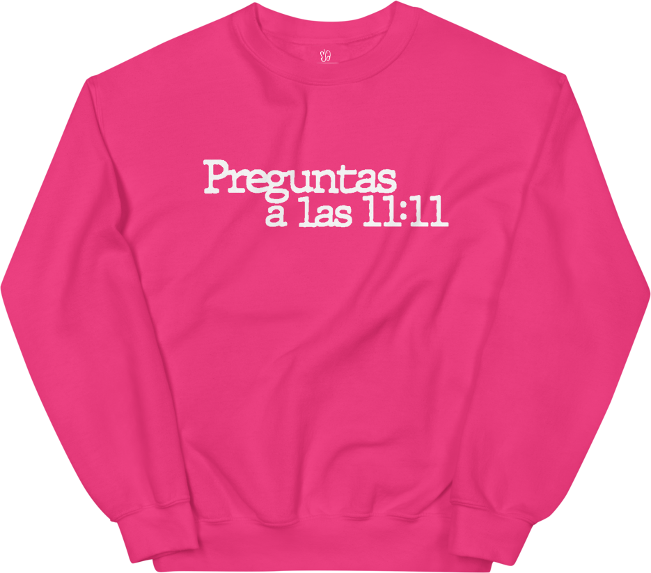Call For a Wish Pink Crewneck Front